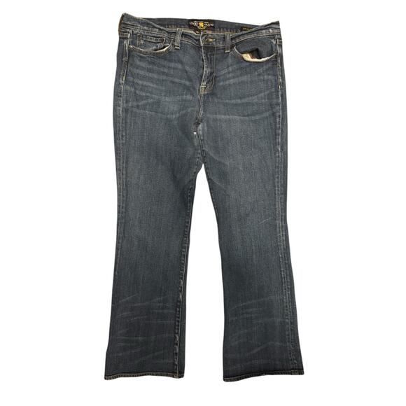 Lucky Brand Sweet ’N Low Bootcut Jeans Men’s 36/33 Dark Wash Stretch - Picture 2 of 8